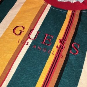 GUESS Originals Stripe Logo Men’s Long Sleeve Shirt